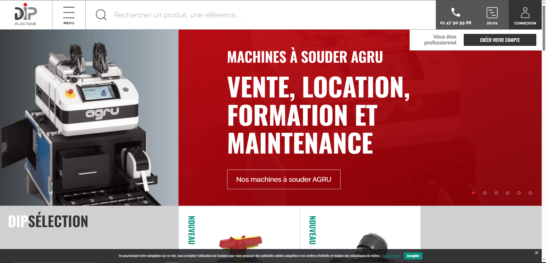 DIP Plastique - Site e-commerce plastiques industriels