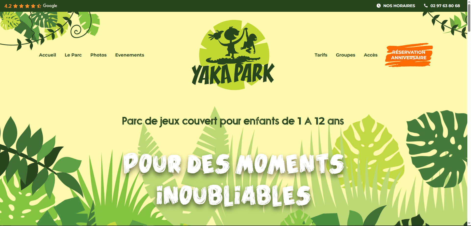 Yakapark - Site vitrine loisirs